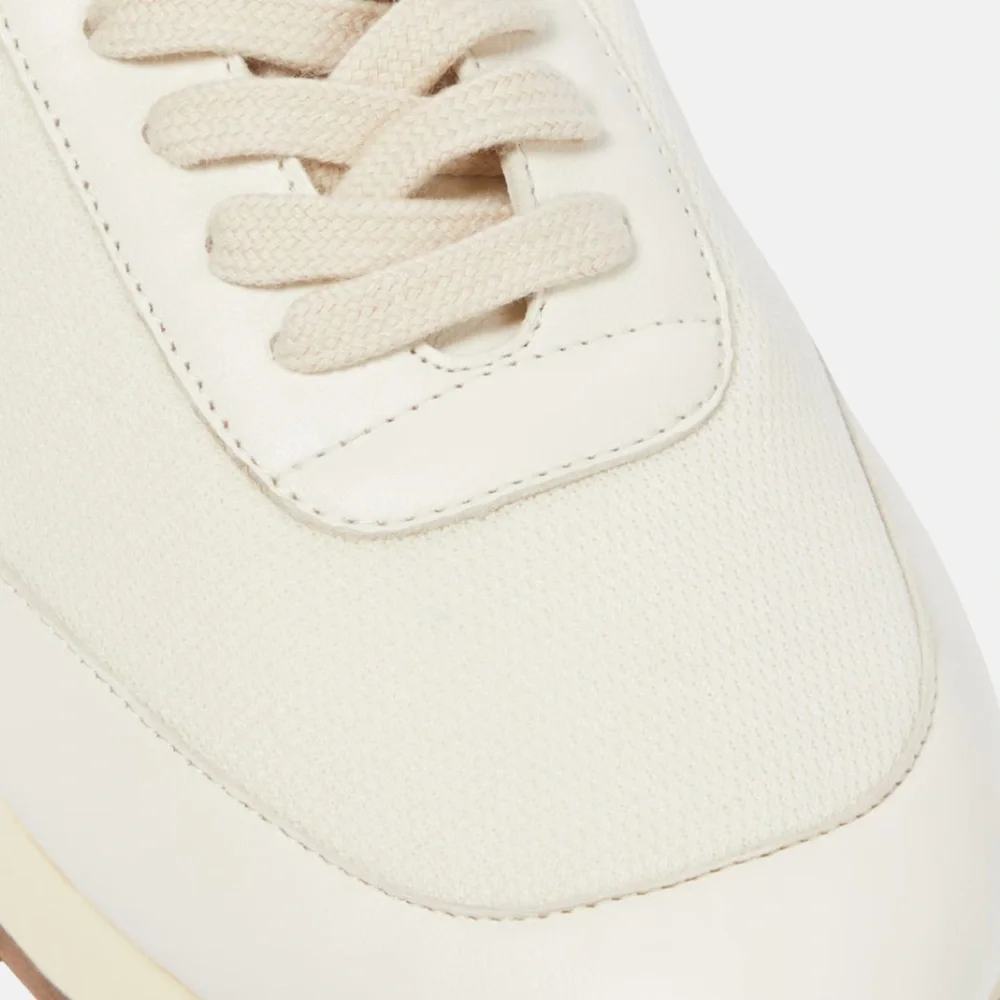 The Row Cream and Brown Women's Low-Top Sneakers - Picture 2 of 12